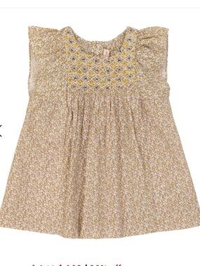 Baby Cadelili smocked cotton dress